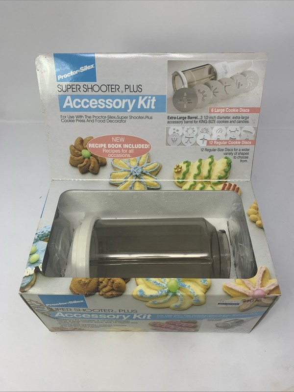 Vintage Proctor-Silex Super Shooter Plus Accessory Kit #G1010 New gallery