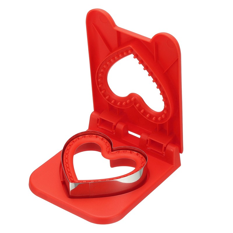 Sandwich Maker Sandwich Cutter, Heart Cookie Cutters Red