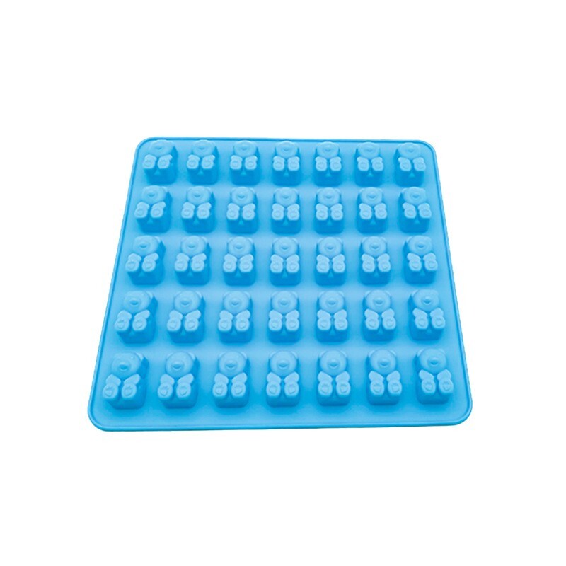 50 Holes*3 pc gummy Bear silicone mold chocolate candy DIY mold Small Size Snake gallery