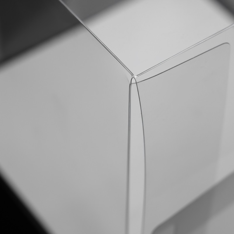 50 Clear Square Cake Boxes, Food-Grade PET, 13 cm × 13 cm × 13 cm gallery