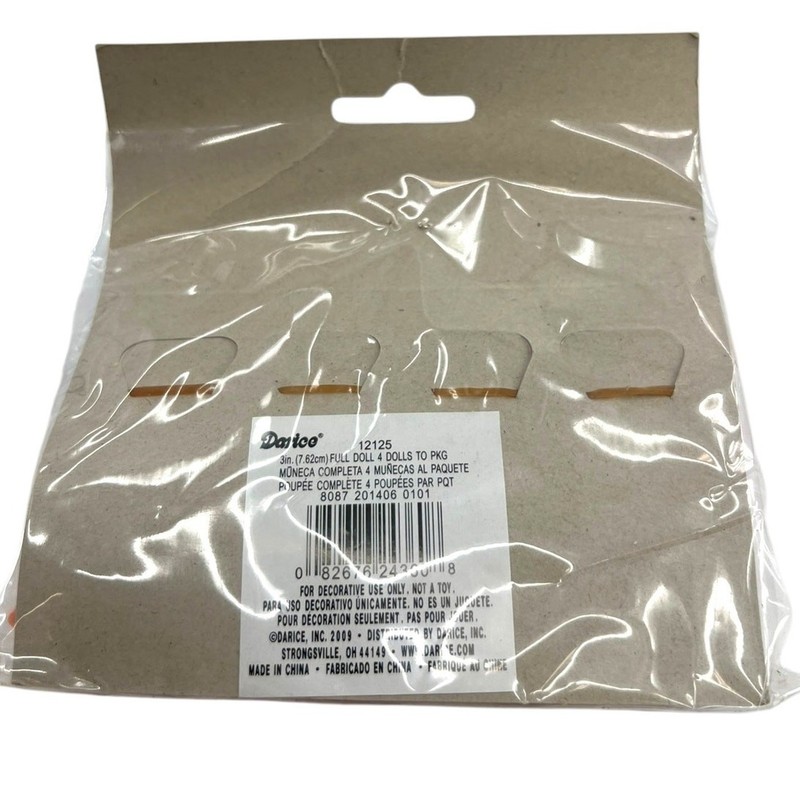 New Vintage 60's Hong Kong Packaged Plastic Baby Dolls Cake Babies party decor gallery