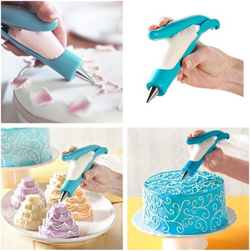 Pastry DIY Cake Decorating Pen Icing Piping Tips Nozzles Bag Sugar Craft Fondant gallery