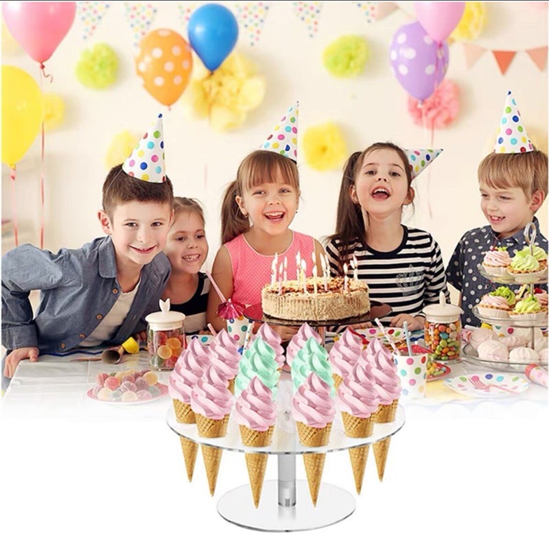 New Ice Cream Cone Rack Holder Support Celebrate It Food Crafting Dishwasher