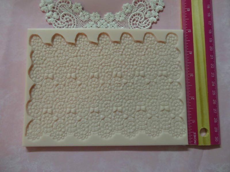Snail Lace silicone mold fondant cake decorating wedding lace food mould FDA gallery