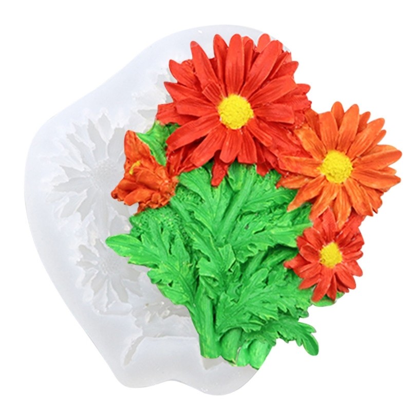 Fondant Moulds Candy Molds Silicone Material Flower Shaped Gift for Baking Lover gallery