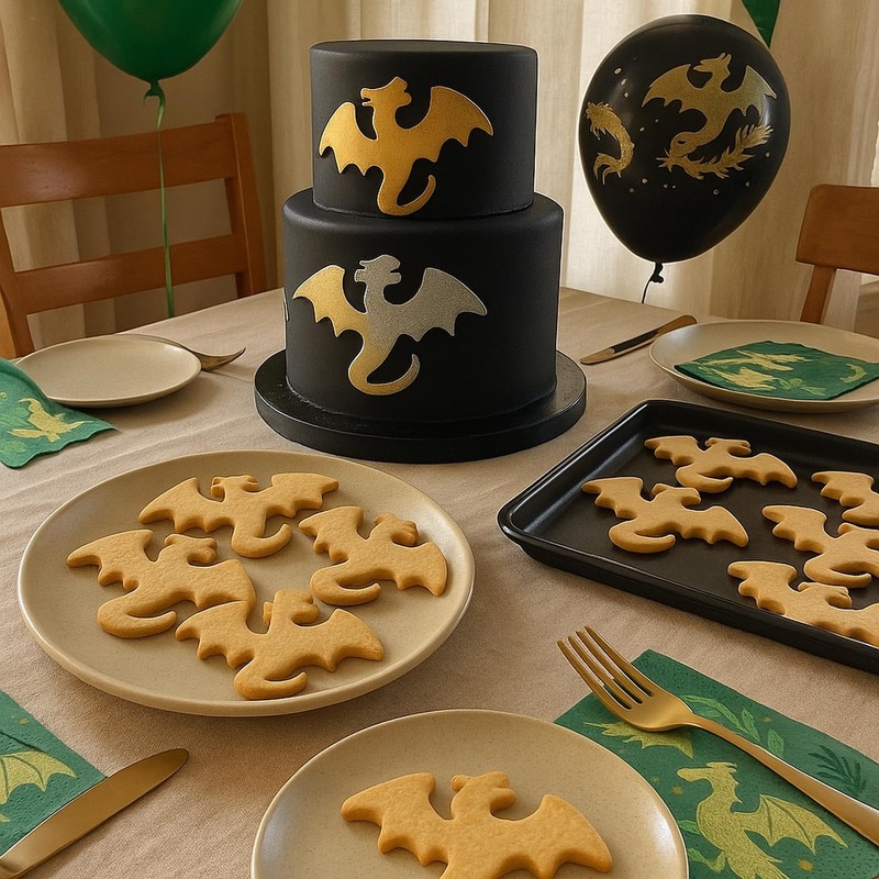 Mighty Gadget Flying Dragon Cookie Cutter - Perfect for Fantasy Enthusiasts and gallery