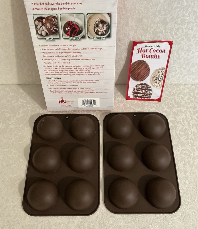 Set of (2) Hot Cocoa Bomb Molds gallery