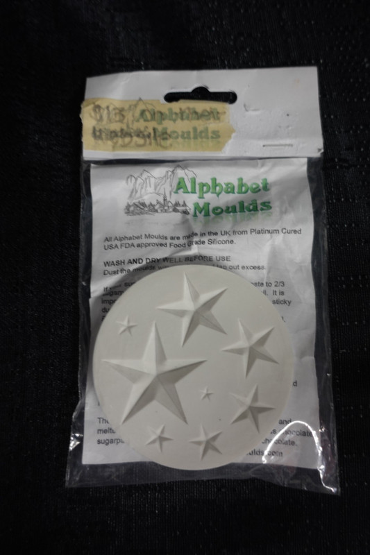 Alphabet Moulds STARS / AM091 / Chocolate fondant mold / NEW