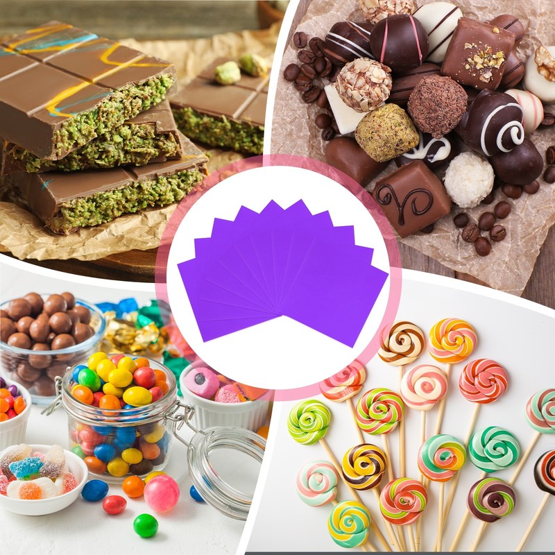 200pcs Chocolate Gift Cards 7.87x7.87" for Pink/Lilac Box gallery