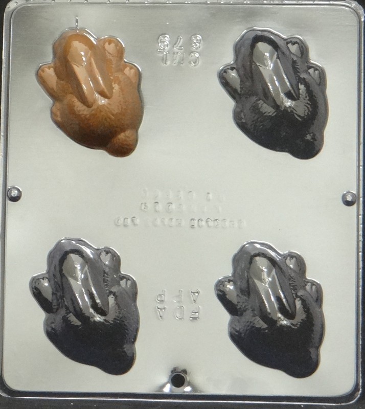 Rabbit Top View Chocolate Candy Mold Easter 879 NEW