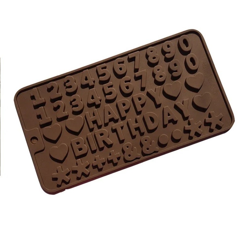 DIY Ice Cube Making Mold Alphabet Cake Mold Chocolate Cookies Pastry Candy Jelly gallery