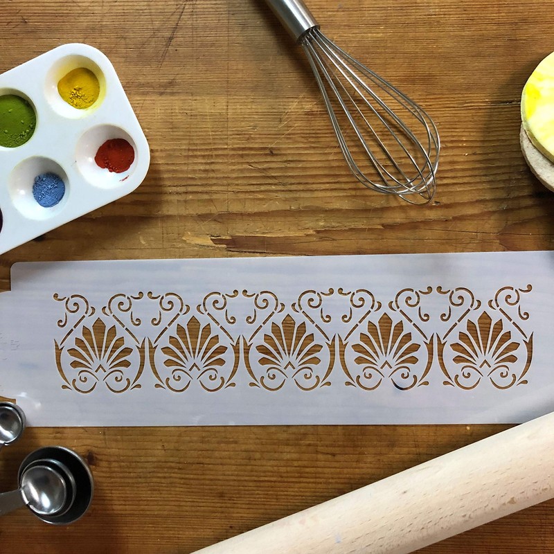 Athens Cake Stencil Side Beige/semi-transparent gallery