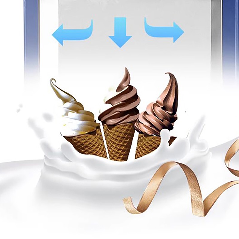 Ice Cream Shape Nozzle Lids Modelling Caps Replacement Soft Ice Cream Machines gallery
