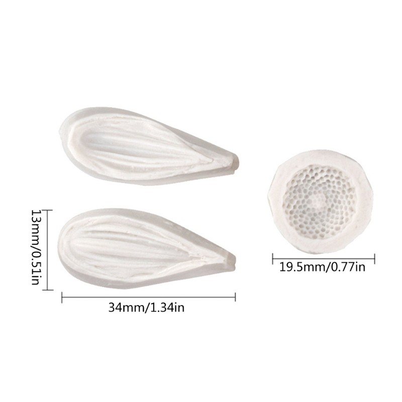 Set of 3 Fondant Moulds Sugarcraft Biscuit Molds Small Daisy Stamen Shape Moulds gallery