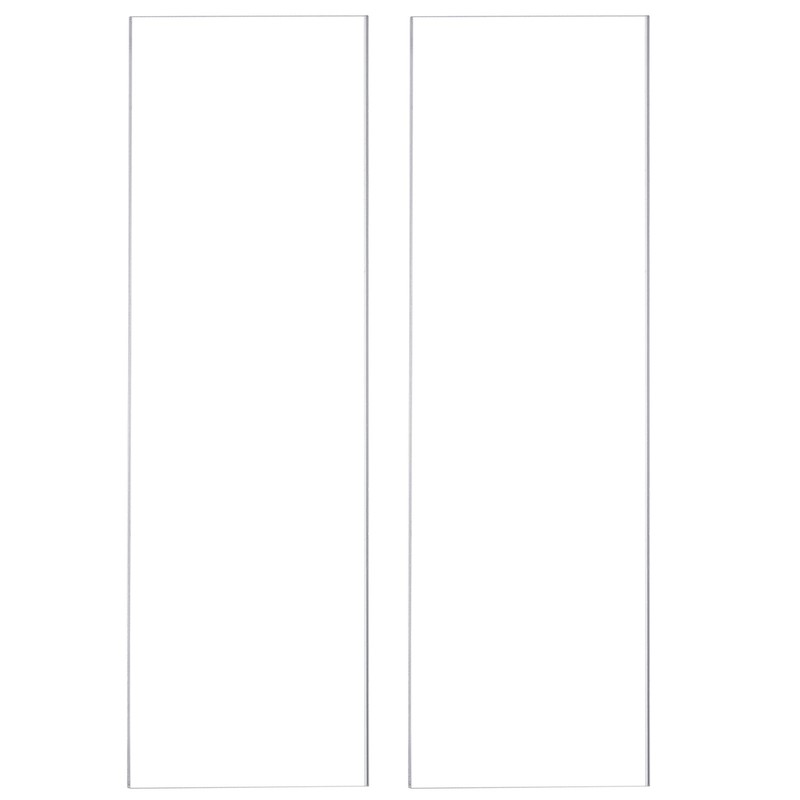 2Pcs Clear Acrylic Cake Scraper Smoother Tool Set for Cake Decoration Long Strip