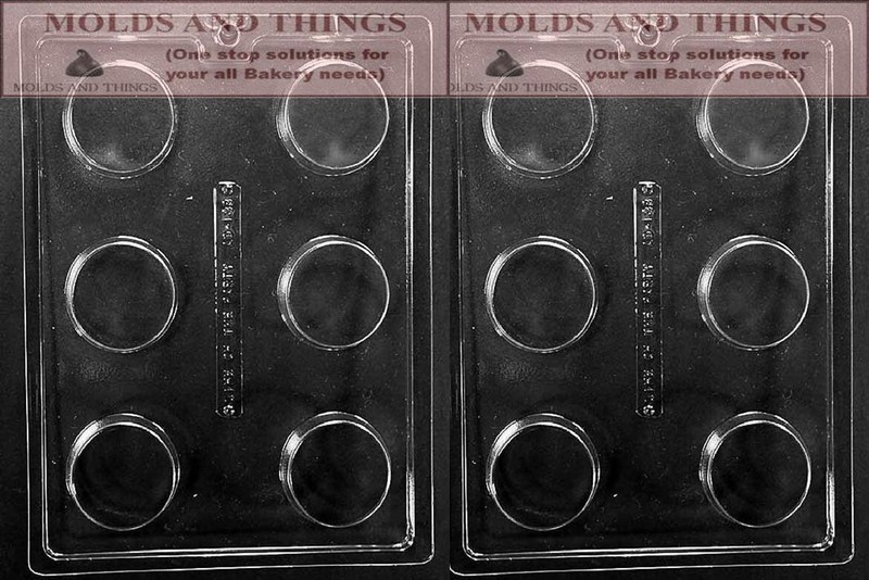 Plain cookie Chocolate Candy Mold Round & Circle Shape Chocolate mold