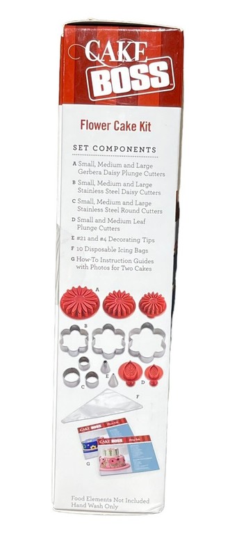 Cake Boss Flower Cake Kit 25 Piece Decorating Kit Baking Buddy Valastro NEW gallery