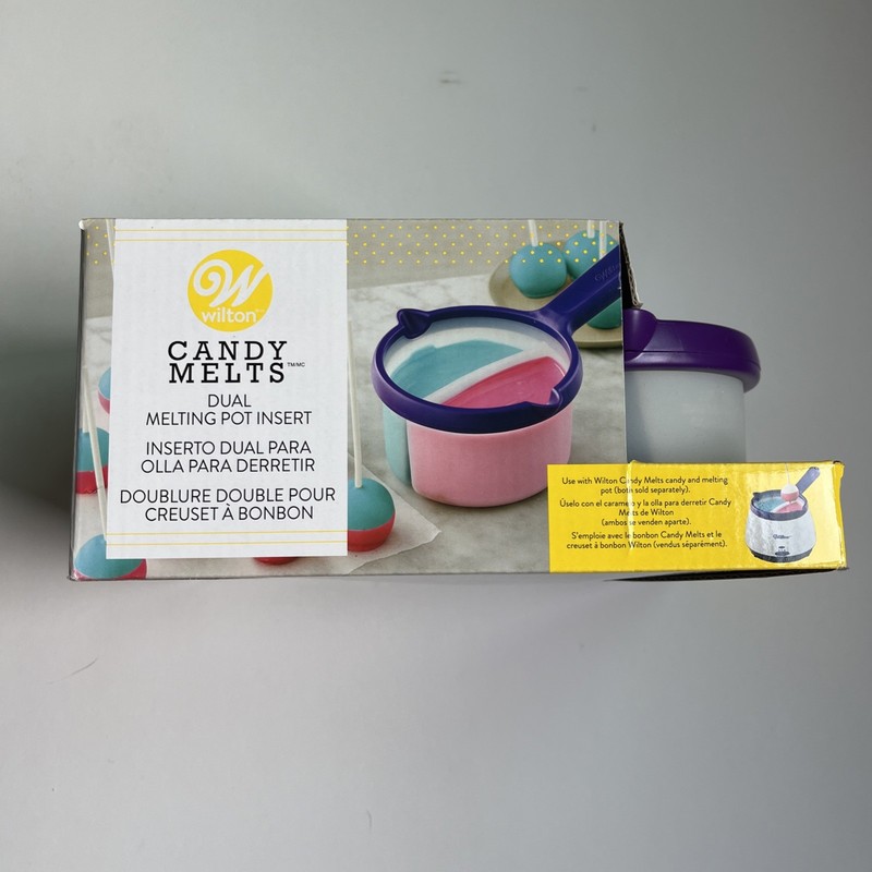 Wilton Candy Melts Silicone Dual Melting Pot Insert 5-Cup Chocolate Candy Making gallery