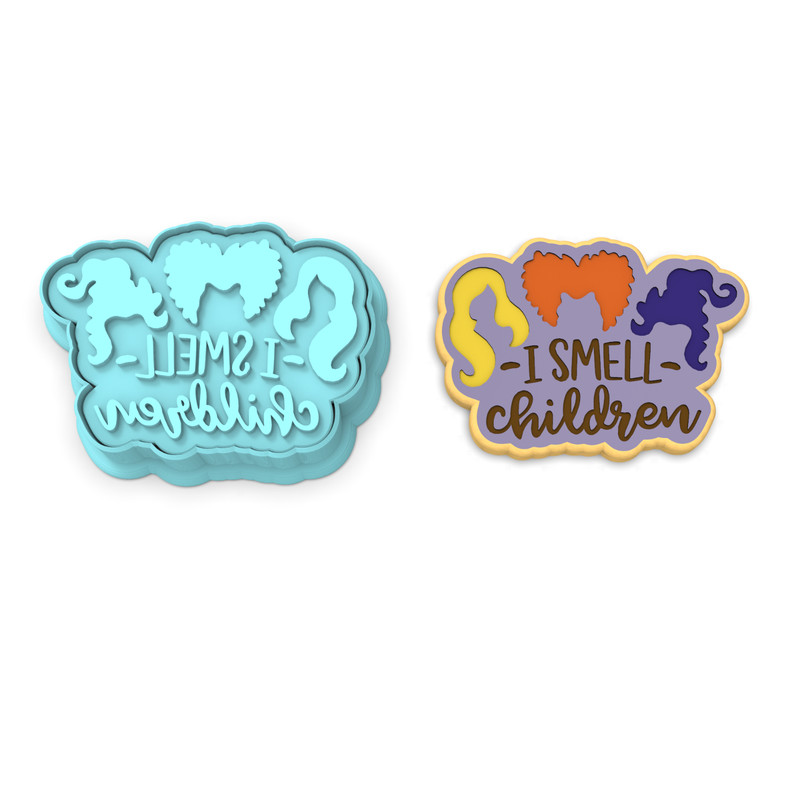 I Smell Children Cutter & Stamp | Sanderson Hocus Pocus Halloween Witches Witch