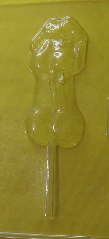 Penis with lips Chocolite Candy Lollipop mold gallery