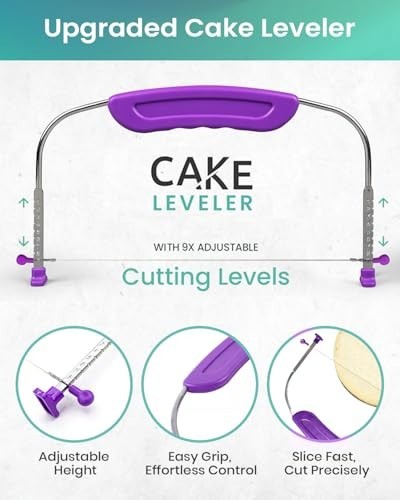 90PC Cake Decorating Kit - Leveler, Turntable, 24 Icing Tips, Piping Bags & More gallery
