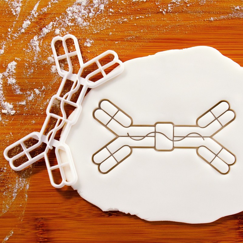 Set of 3 Antibody cookie cutters - Monomer Dimer Pentamer Immunoglobulin science gallery
