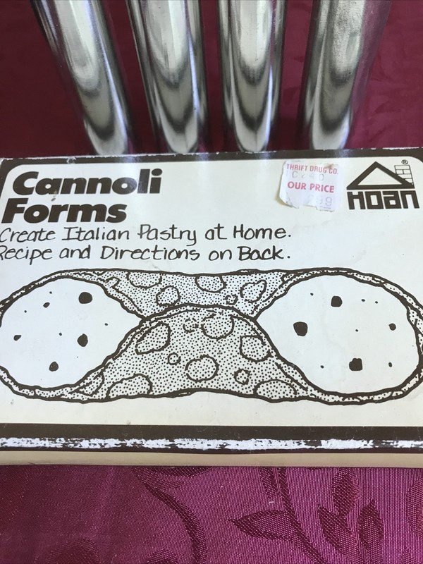 VINTAGE HOAN CANNOLI FORMS – SET OF FOUR