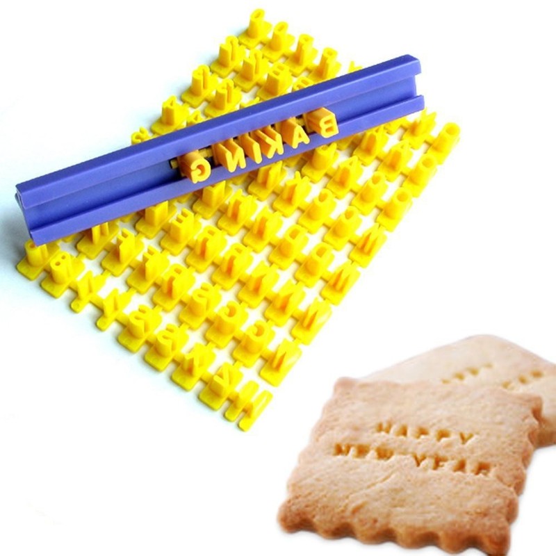 Cookie Stamps, Numbers Alphabet Stamps for Cookie Chocolate, 72pcs, 100% BPA …