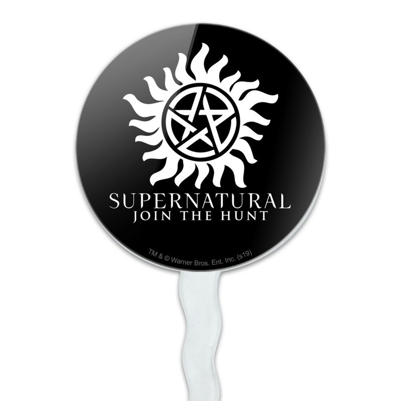 Supernatural Anti Possession Symbol Cupcake Picks Toppers Decoration Set of 6 gallery