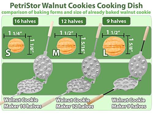 Walnut 12 Cookie Form (Oreshek) Maker Oreshki Rissian Soviet Cookies by PetriSto gallery