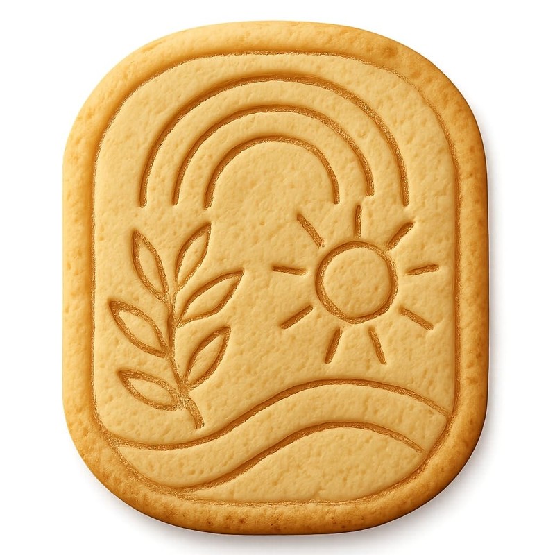 Abstract Boho Cookie Cutter & Stamp, Fondant & Clay – 4×3.2