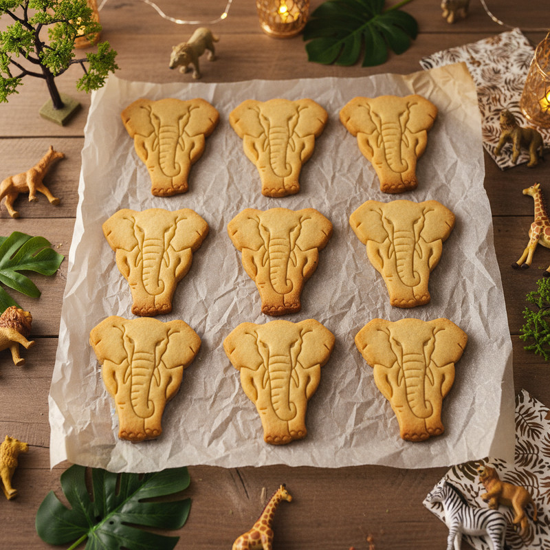 Mother Elephant Cookie Cutter - wildlife jungle safari zoo shower birthday party gallery