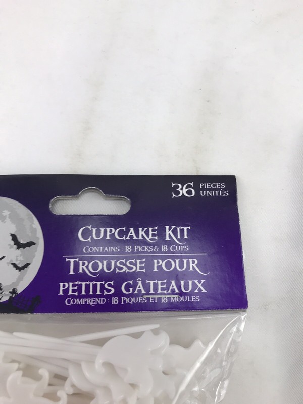 Halloween cupcake decorating paper straws bundle NIP gallery