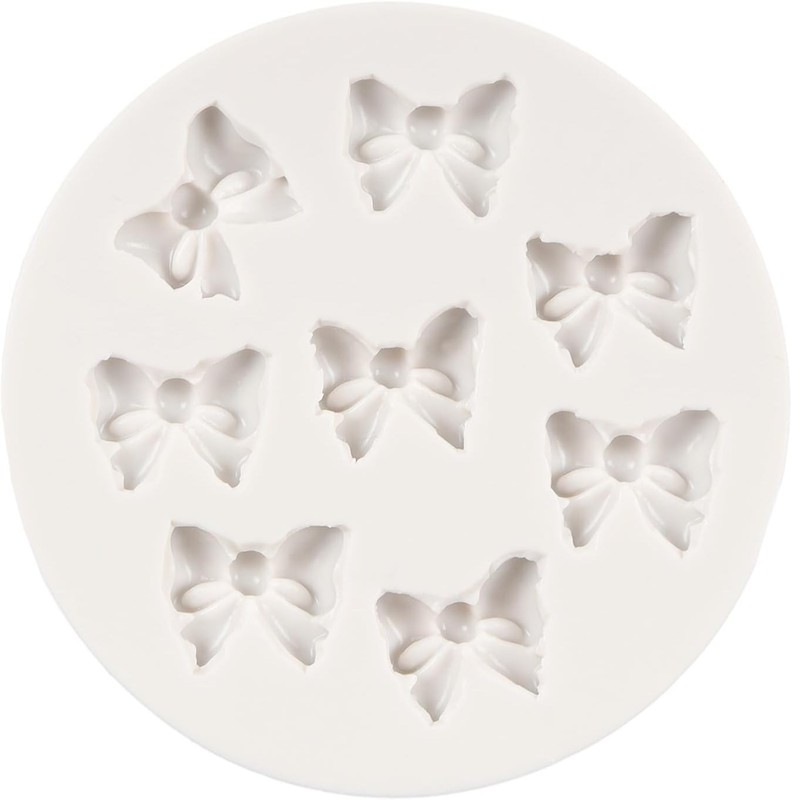 Non-Stick Silicone Bow Mold for Cake Decorating - Dishwasher Safe & Easy Release gallery