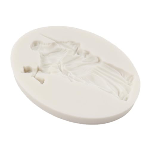 Ancient Greek Mythology Goddess Silicone Fondant Mold for Cake Style D gallery