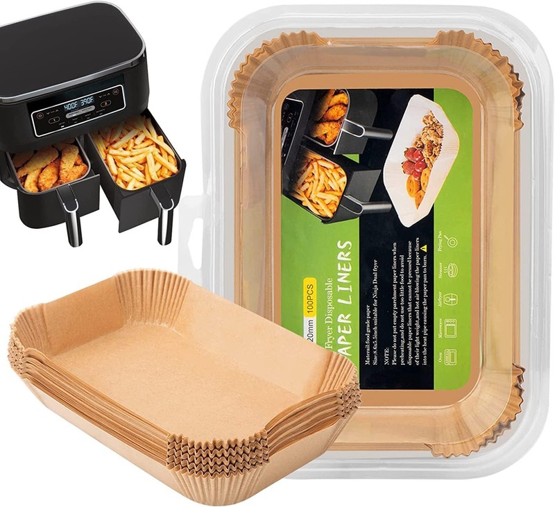 Air Fryer Disposable Liners, Air Fryer Liners Rec 8.6x 5.5”, Air