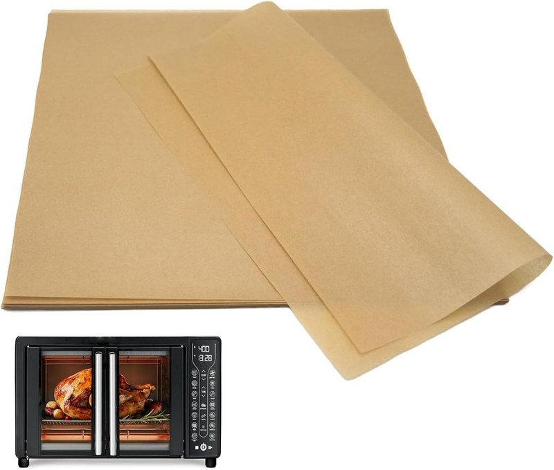 Parchment Paper for Gourmia Toaster Oven Air Fryer, 100 PCS Unbleached Air