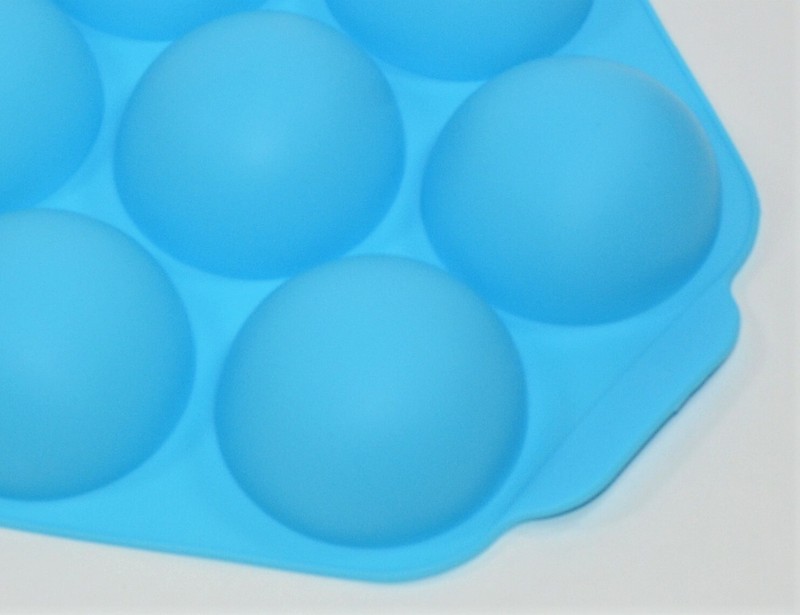Large 7-Cavity Semi Sphere Silicone Mold Baking Hot Chocolate Bombs- 2 3/4" 2 Pk gallery