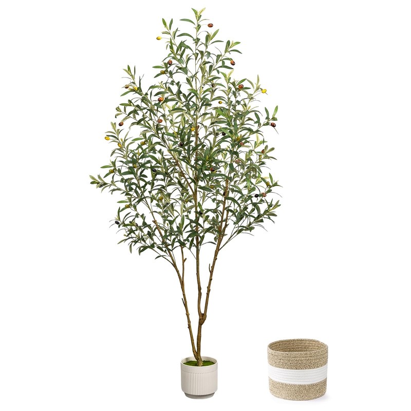 Lucealberi Artificial Olive Tree 6Ft – Olive Trees Indoor Plantercotton