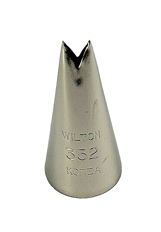 12 (Pack) Wilton 352 Leaf Decorating Stainless Tip 402-352, Free Shipping