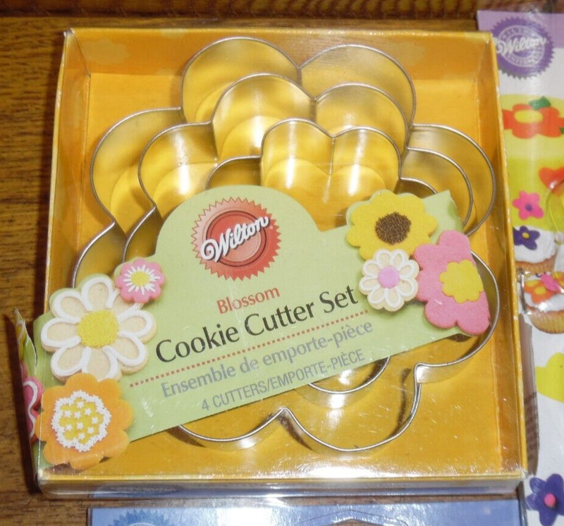 Assorted Wilton Cookie Cutters - Blossom Easter Fancy Alphabet Farm Animals gallery