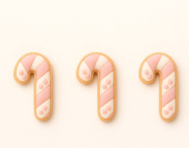 Mini Candy Cane 1.75'' Christmas Cookie Cutter Metal gallery