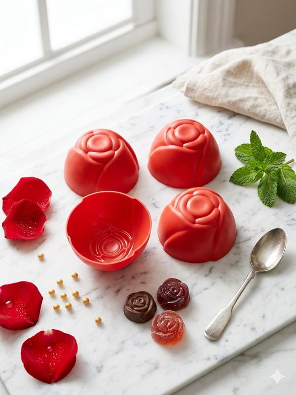 16Pcs Plastic Puto Mold Multi Flower Shapes Baking Cups Molds Non-Stick gallery