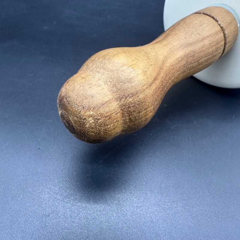 Pioneer Woman Ceramic Rolling Pin Dazzling Dahlias Retired Acacia Wood Handles gallery