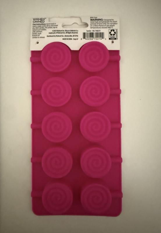 10-Cavity Lollipop Swirl Silicone Mold, by Way to Celebrate Set of 2 gallery