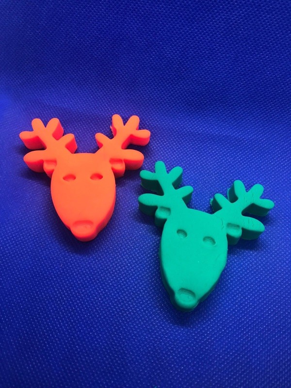Rudolph reindeer cookie cutter or Plasticine, Play-doh cutter perfect for xmas