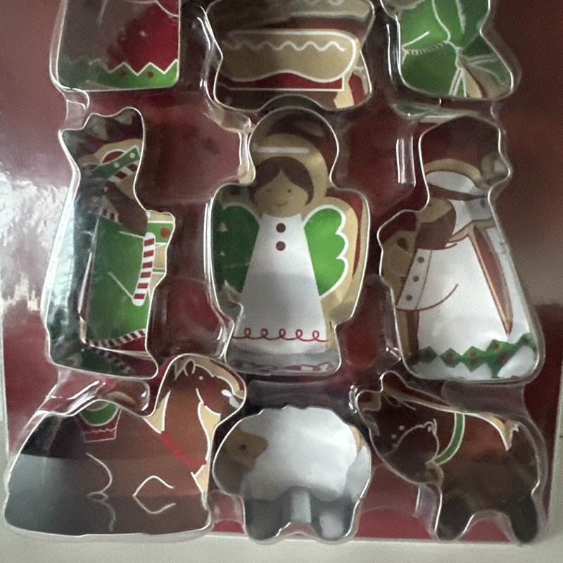 Nativity Story Cookie Cutter Set Stainless Steel 12 pcs Christmas Sealed New gallery