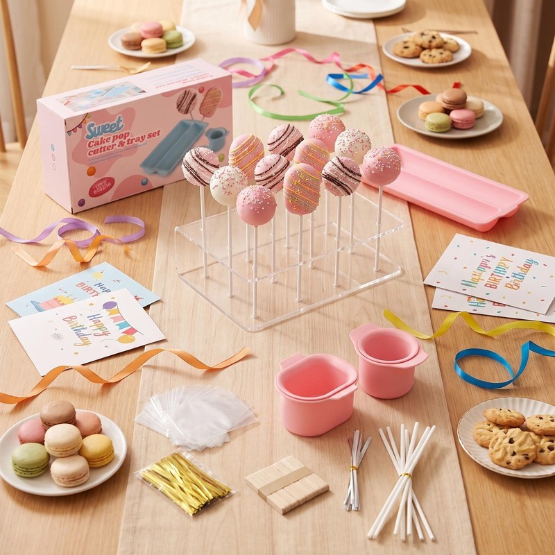 Cakesicle Mold & Cake Pop Maker Kit, 354-Piece Complete DIY Baking Set gallery