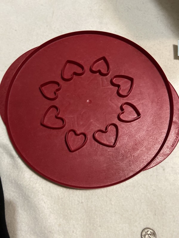 Nordic Ware Lattice & Hearts Reversible Pie Top Cutter Lattice and Hearts NEW P2 gallery