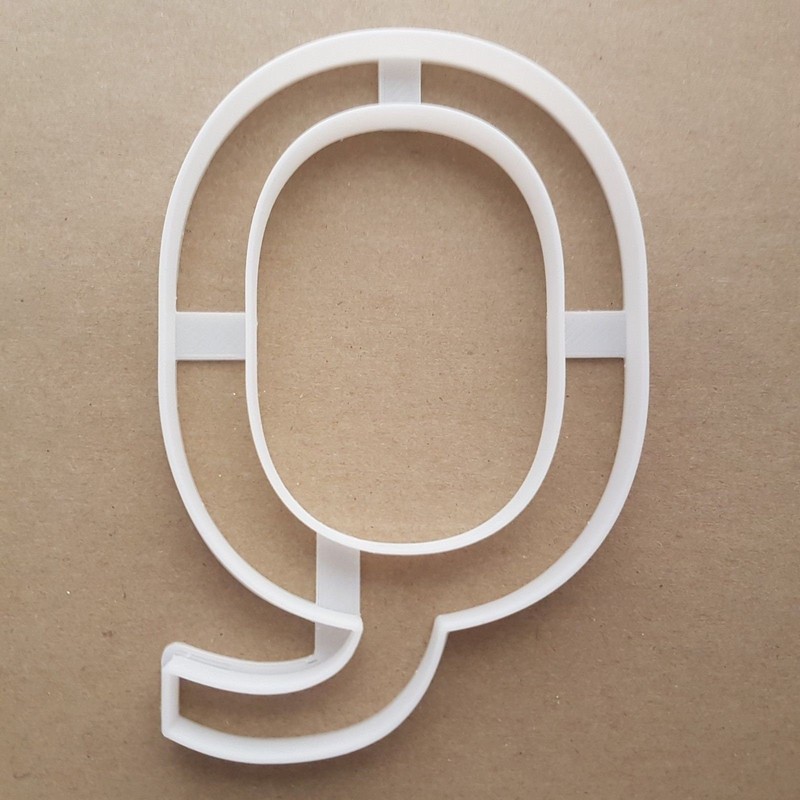 Alphabet Letter Q Upper Shape Cookie Cutter Dough Biscuit Pastry Fondant Sharp gallery